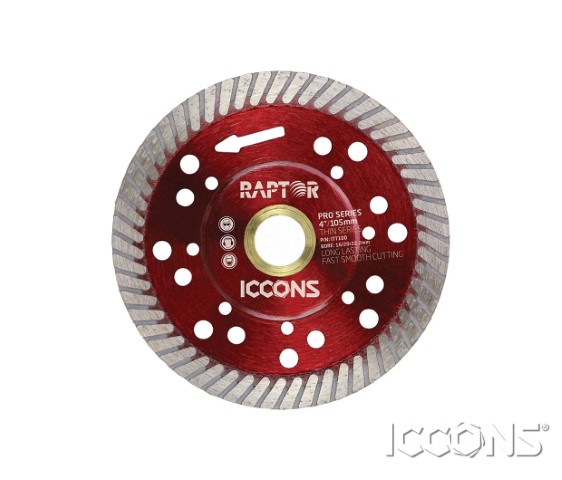 ICCONS TURBO THIN 100MM BLADE RED 